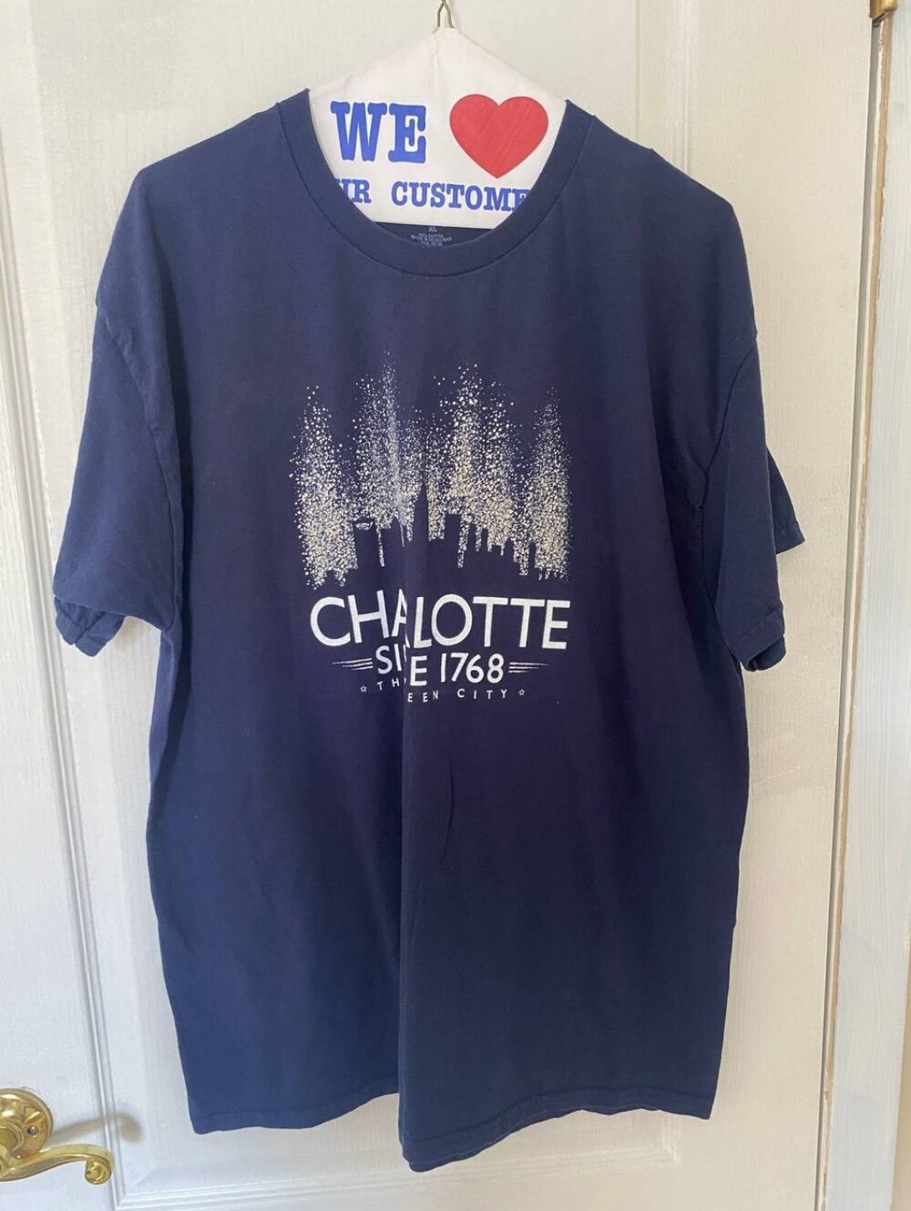 Charlotte North Carolina XL Unisex T Shirt 100% Cotton Brisko